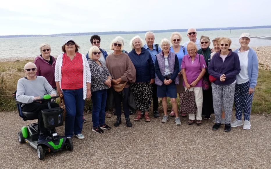 A photo from the first Strollers walk
